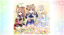 Playing with flowers and Rom and Ram