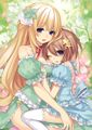 Vert And Blanc in Flower Dresses