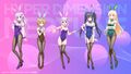 Bunny Girl Collection Lottery Illustration