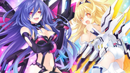 Iris Heart and Yellow Heart