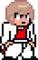 Sprite edit of Blanc wearing the Nekketsu uniform