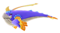 A Blaze Whale (Side View)